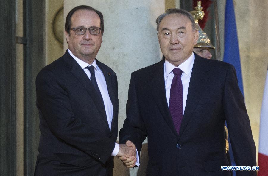 La France et le Kazakhstan renforcent leur partenariat stratégique notamment en matière d'énergie et d'aéronautique