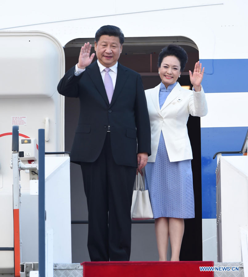 Arrivée du président chinois à Singapour pour une visite d'Etat