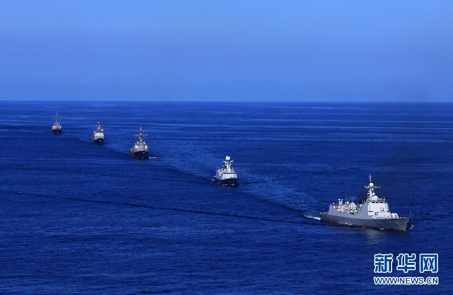 Exercices militaires conjoints entre les marines chinoise et américaine