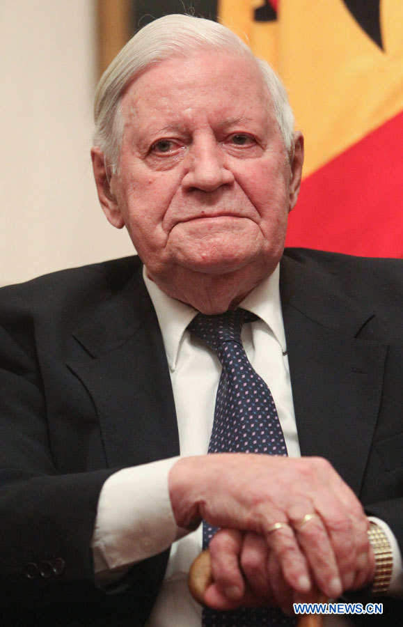 L'ancien chancelier allemand Helmut Schmidt est mort à 96 ans