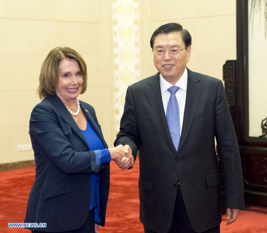 Zhang Dejiang appelle à renforcer les échanges législatifs avec les Etats-Unis