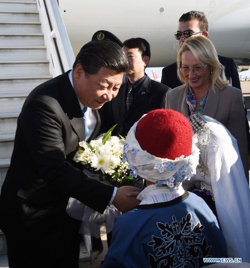 Le président chinois arrive à Antalya pour le 10e sommet du G20