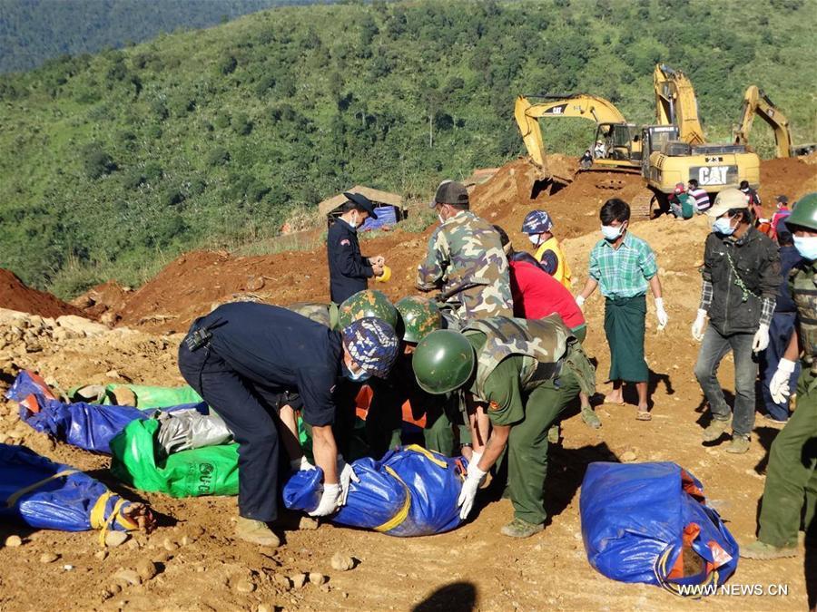 Myanmar : le bilan de morts s'élève à 94 dans un glissement de terrain dans une mine de jade