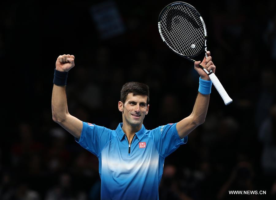 Tennis: Djokovic remporte son 4e Masters d'affilée en battant Federer