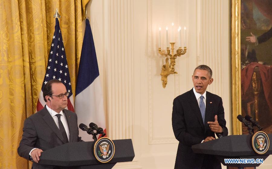 Obama affirme que les Etats-Unis et la France sont unis contre le terrorisme