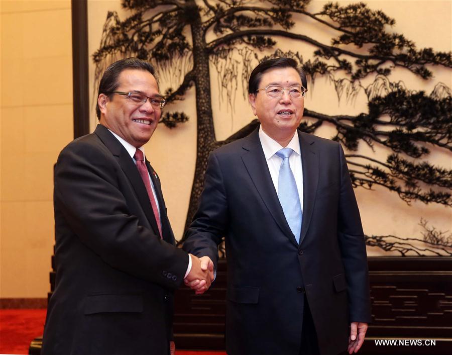 Le plus haut législateur chinois rencontre ses homologues de la Micronésie et de la Croatie