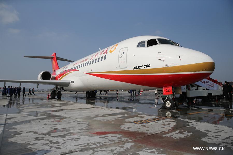 Livraison du premier avion commercial régional fabriqué par la Chine
