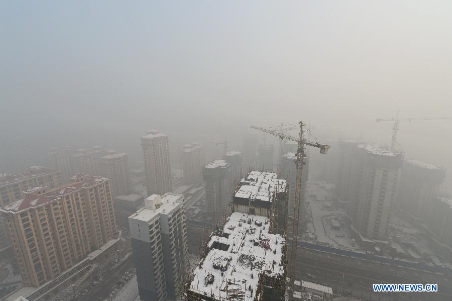 Le smog s'épaissit dans le nord de la Chine