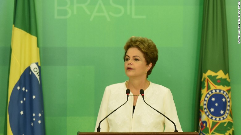 Lancement d'une procédure d'empêchement contre la Présidente du Brésil Dilma Rousseff