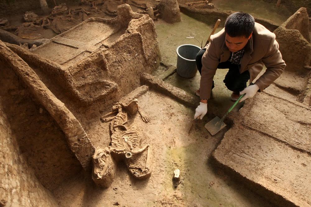 Henan : découverte de tombes d’aristocrates de 2500 ans 