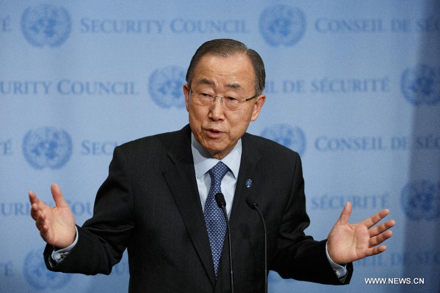 Ban Ki-moon compte sur les gouvernements pour mettre en oeuvre l'accord sur le climat 