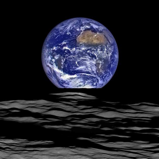 La NASA diffuse une extraordinaire image d’un « lever de Terre » prise depuis la Lune