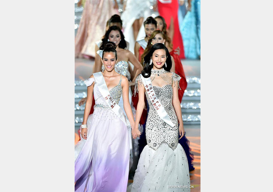 Miss Espagne couronnée Miss Monde à Sanya
