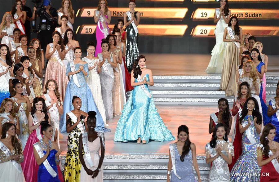 Miss Espagne couronnée Miss Monde à Sanya