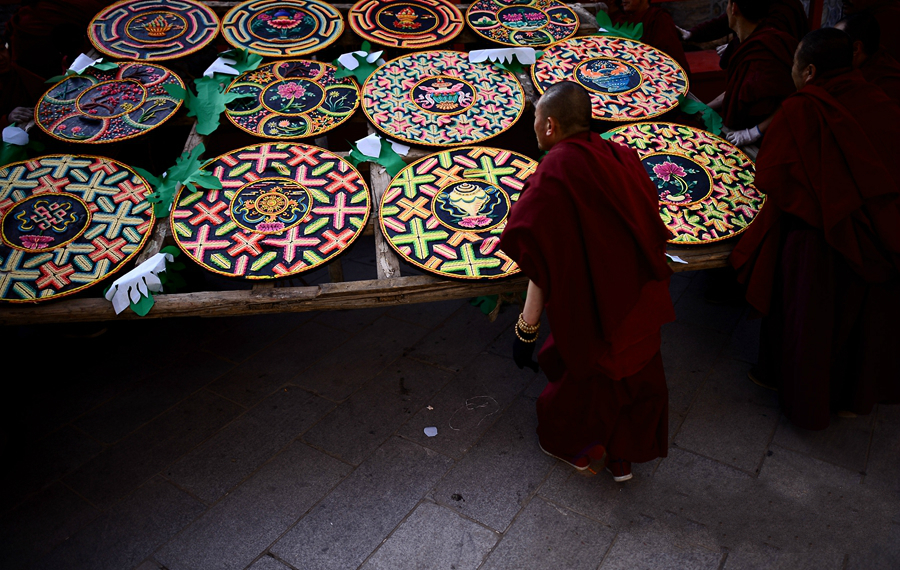 Art hivernal : la sculpture sur beurre au Tibet