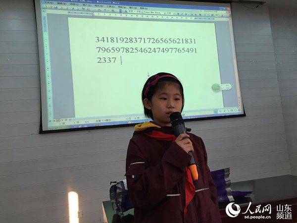 Une jeune Chinoise de 10 ans, championne du monde de la mémoire