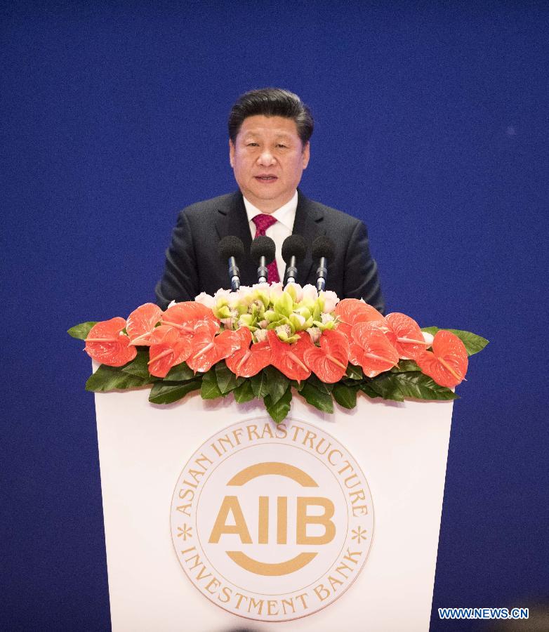Xi Jinping : la BAII donnera un élan à la croissance économique de l'Asie et du monde
