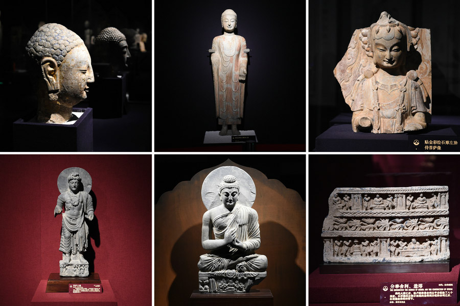 De rares sculptures bouddhistes au musée du temple Bao'en