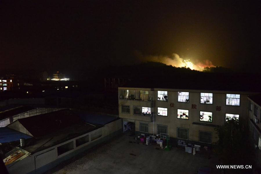 Chine : un mort et trois disparus dans l'explosion d'une usine de feux d'artifice