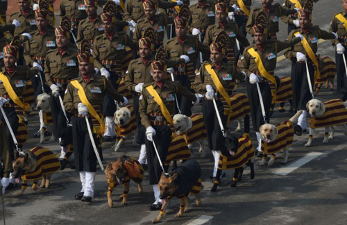 Des troupes françaises participent au défilé de la Journée de la République en Inde