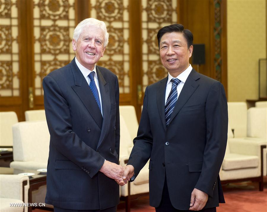 Le vice-président chinois rencontre un membre du parlement britannique