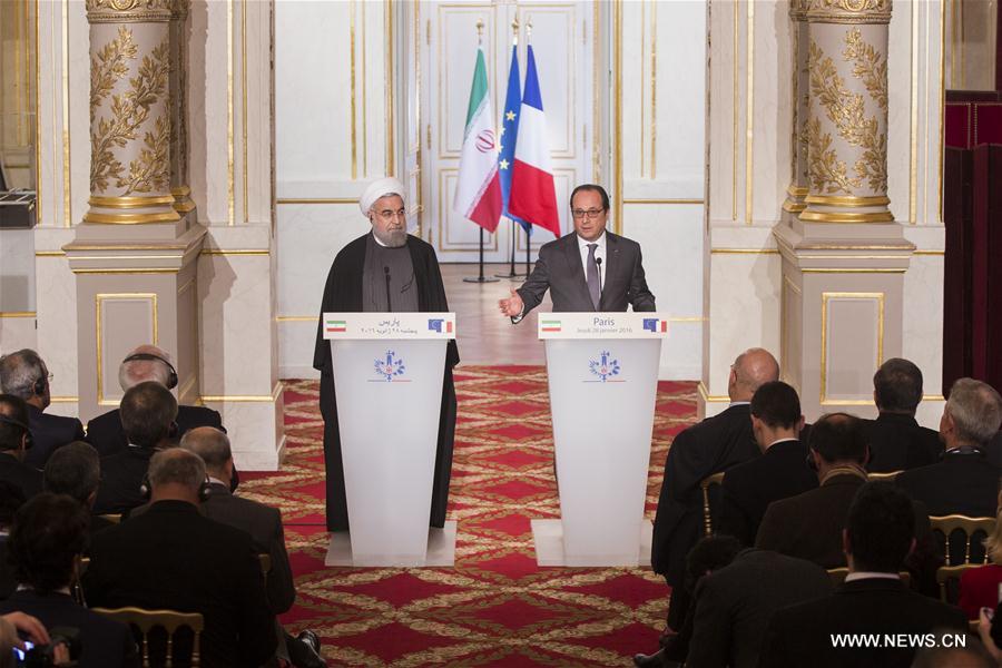 La France et l'Iran signent une trentaine d'accords dans différents domaines