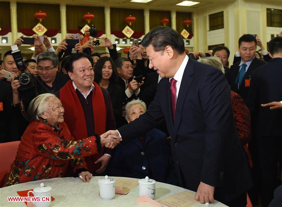 Les dirigeants chinois présentent leurs voeux du Nouvel An chinois