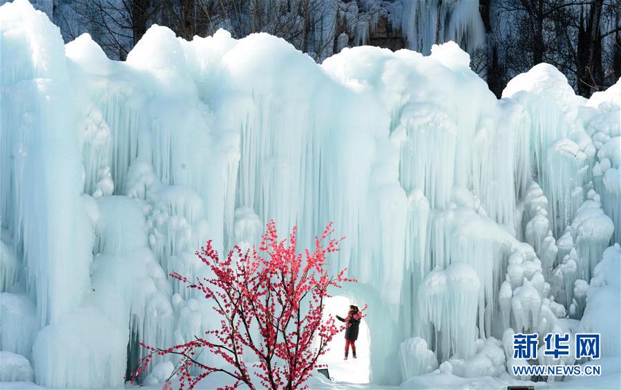 Hebei : les cascades gelées du mont Taihang