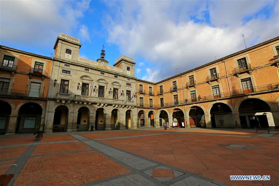 La vieille ville d'Ávila en Espagne 
