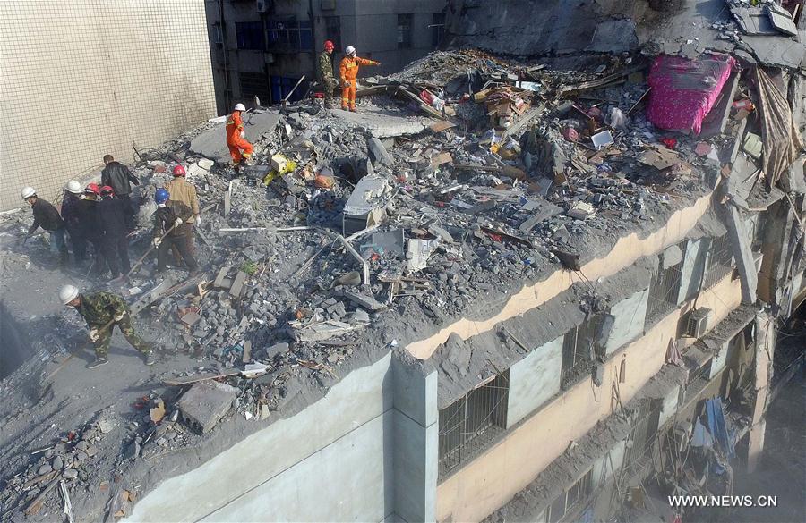 Chine : six morts dans l'effondrement d'un bâtiment résidentiel