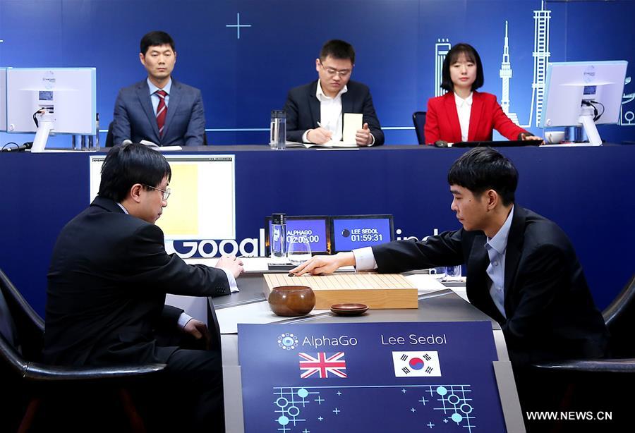 Partie de go historique : AlphaGo remporte la 3e manche face à Lee Sedol