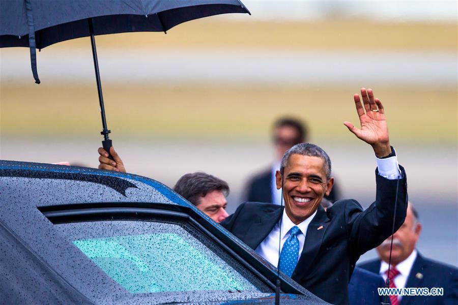 Arrivée d'Obama à Cuba pour une visite historique