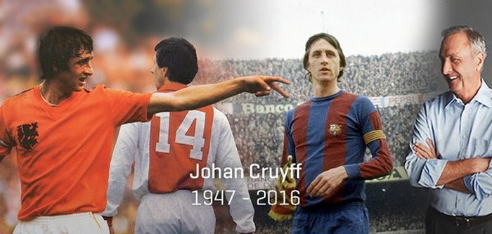Disparition à 68 ans de Johan Cruijff, légende du football néerlandais et mondial