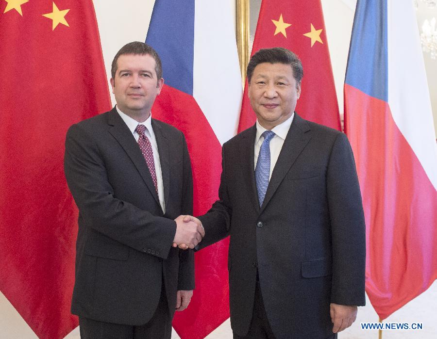 Xi rencontre le président de la Chambre des députés tchèque et préconise le renforcement des liens bilatéraux
