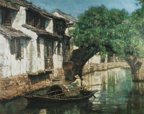 La ville d'eau de Zhouzhuang vue à travers les yeux des artistes