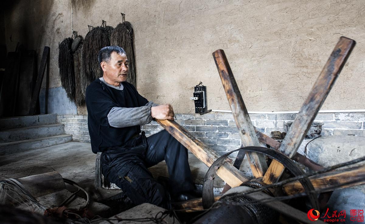 Un atelier centenaire d’extraction d’huile vierge à Xi’an