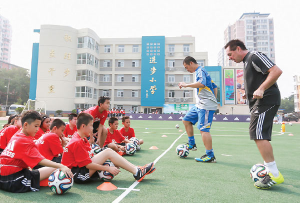 La Chine parmi les meilleures nations du football en 2050