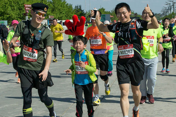 Le semi-marathon de Beijing et de Shanghai
