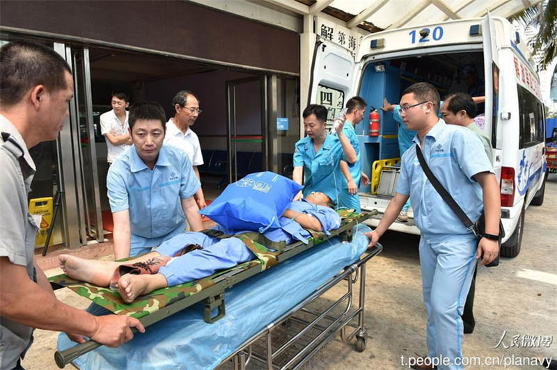 La marine chinoise mène à bien une mission médicale historique en mer de Chine méridionale