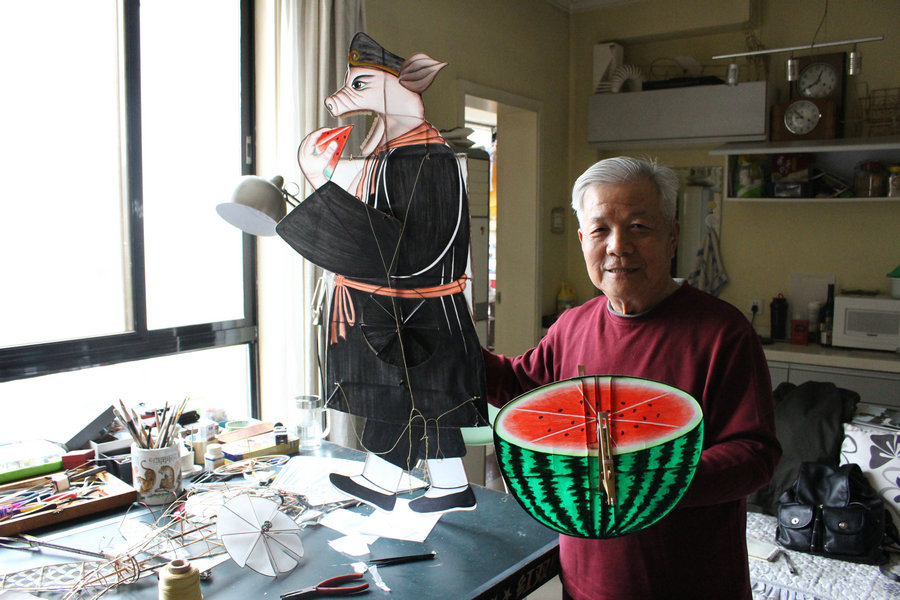 Xi'an : un artisan et sa passion pour les cerfs-volants