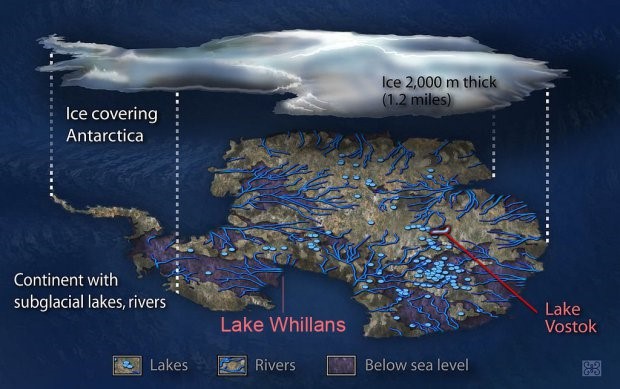 Des scientifiques britanniques découvrent un lac gigantesque sous l'Antarctique