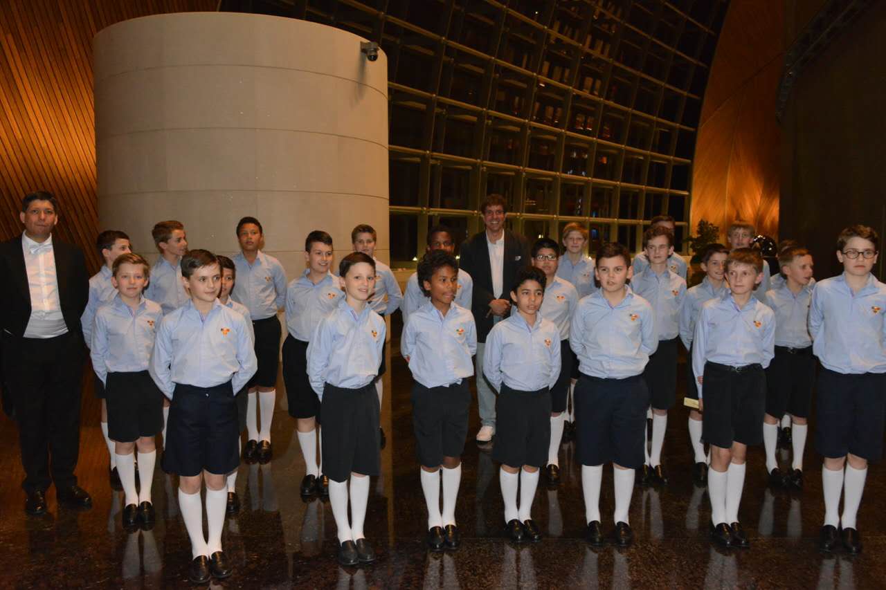 Le chœur des Petits Chanteurs à la Croix de Bois de Paris termine sa tournée en Chine à Beijing