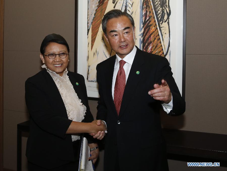 Les liens Chine-Indonésie et ASEAN-Chine au menu de l'entretien entre les chefs de la diplomatie chinoise et indonésienne