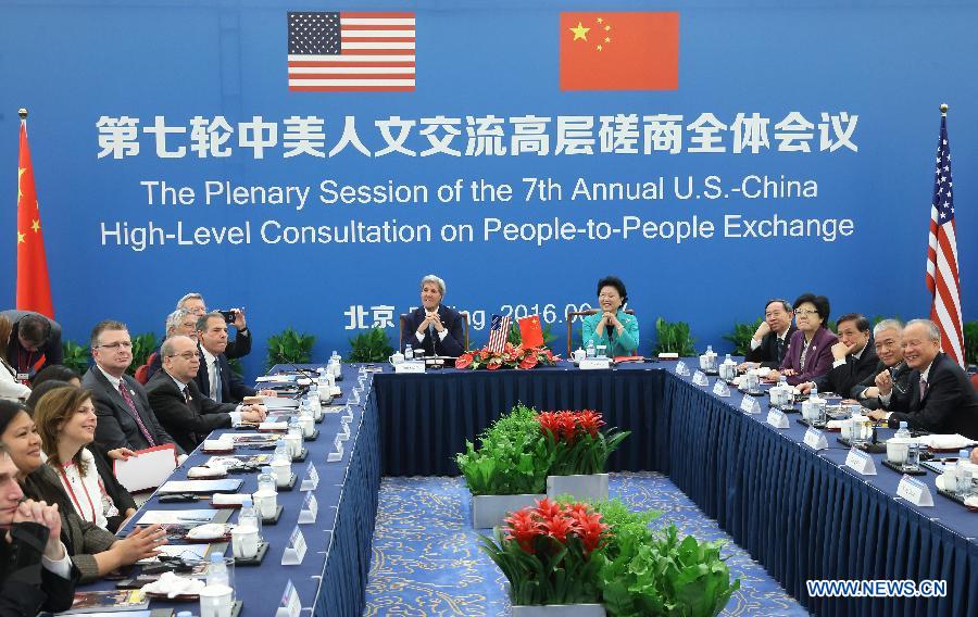 La Chine et les Etats-Unis approfondiront les échanges entre les peuples