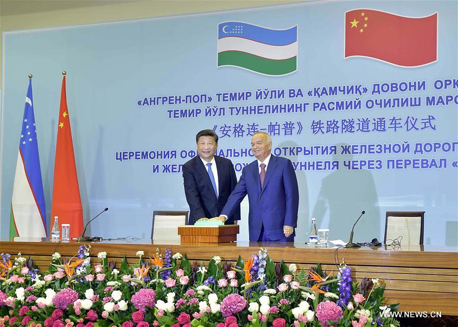 Les dirigeants chinois et ouzbek saluent l'inauguration du plus long tunnel ferroviaire d'Asie centrale