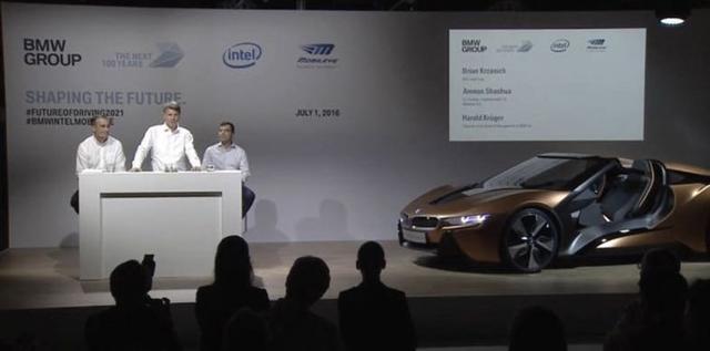 Coproduction de BMW et Intel pour des voitures sans pilote 
