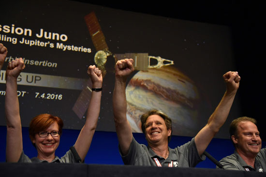 La sonde américaine Juno entre en orbite autour de Jupiter 