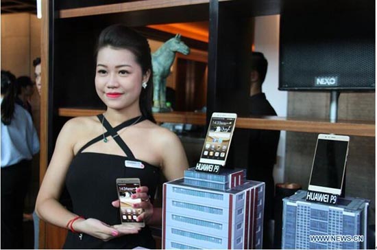 Huawei lance son nouveau smartphone P9 au Vietnam