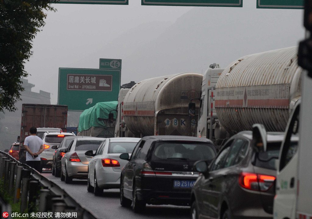 Autoroute Beijing-Tibet : alerte proche de la Grande Muraille
