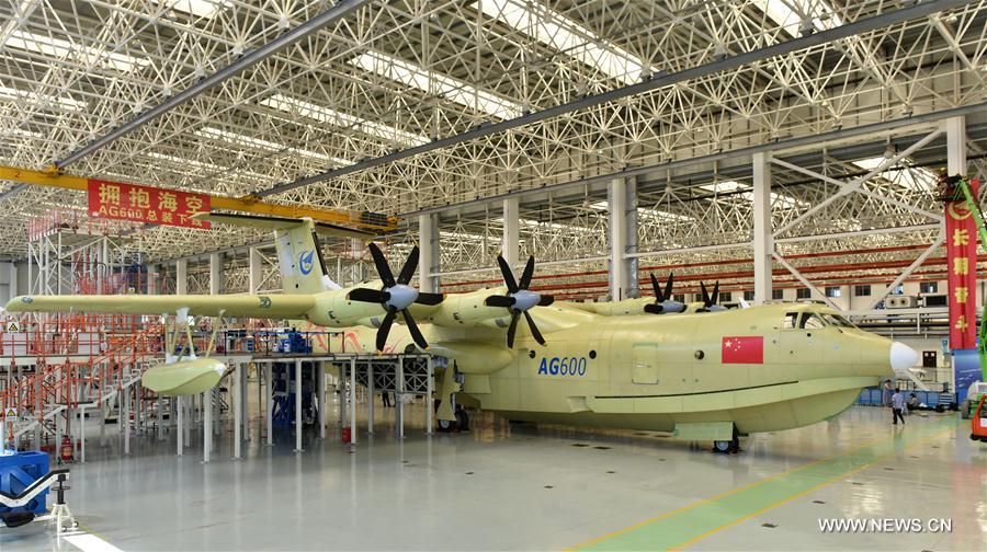 La Chine achève la construction d'un grand avion amphibie